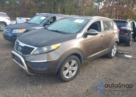 2012 Kia Sportage Lx from USA, damaged, VIN KNDPB3A21C7272398